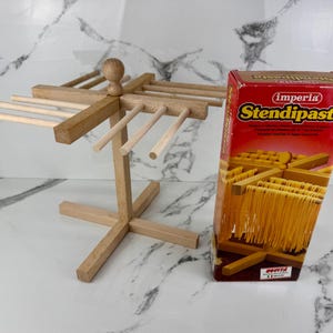 Vintage Imperia Stendipasta Wooden Pasta Drying Rack Dryer – Made in Italy