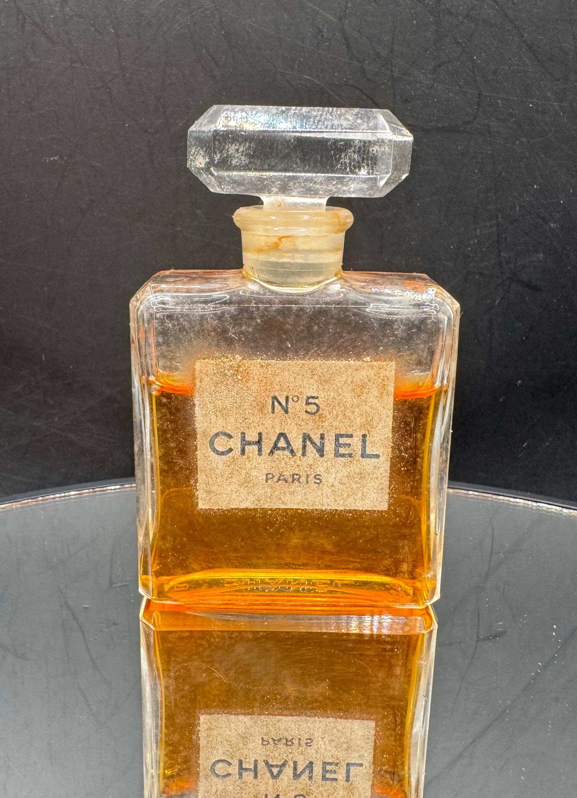 Chanel No 5 Vintage Perfume 14ml TPM Part Used Bottle With Box 1970 s chanel-no-5-vintage-perfume-14ml-tpm-part-used-bottle-with-box-1970-s