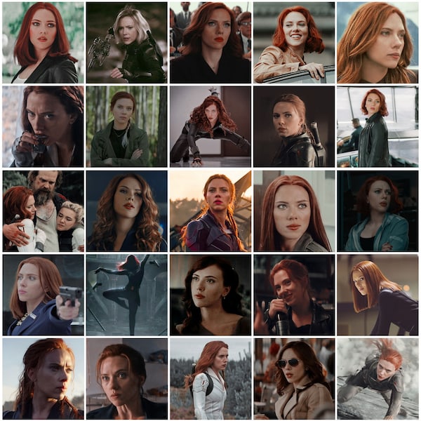 30 Black Widow / Natasha Romanoff / Scarlett Johansson Marvel Room Decor - Aesthetic Schlafzimmer Collage Kit Wall Decor Set Australia