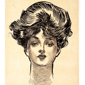 Early 1900s Charles Dana Gibson prints
