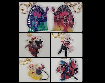 Hazbin 2.5 Inch Keychains/Charms Hazbin Hotel