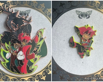 Big Bad Radio Demon Hazbin Hitel Alastor Enamel Pins IN HAND