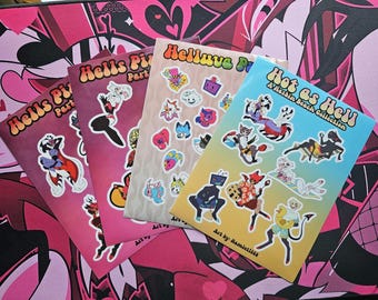 Hellaverse 6×8 sticker sheets