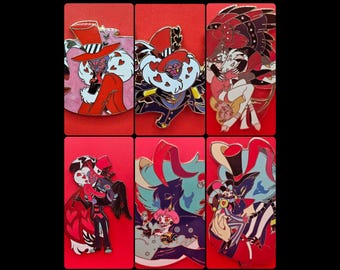 Épingles en émail dur restantes Hazbin
