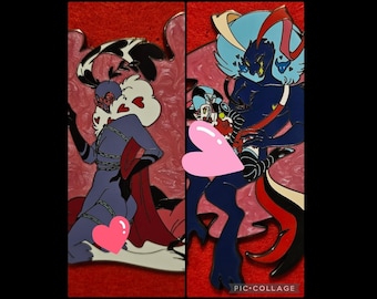 Hazbin SPICY Hard Enamel Pins