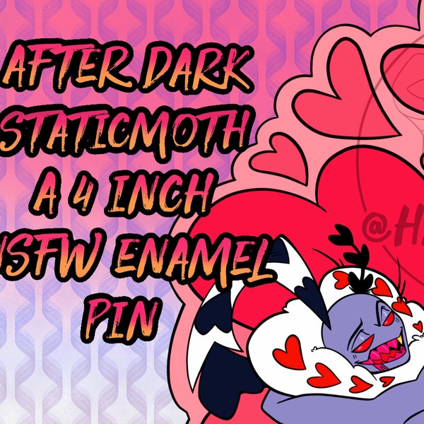 After Dark StaticMoth Hard Enamel Pin *PREORDER*