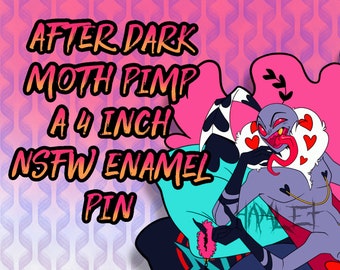 After Dark Moth Pimp Hard Emaille Pin *VORBESTELLUNG*