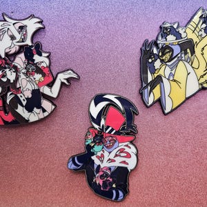Hazbin Hotel meets Furbies: Vees, Adam, and Huskerdust