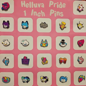 UNOFFICIAL FANMERCH Helluva Pride 1 Inch Hard Enamel Pin Collection
