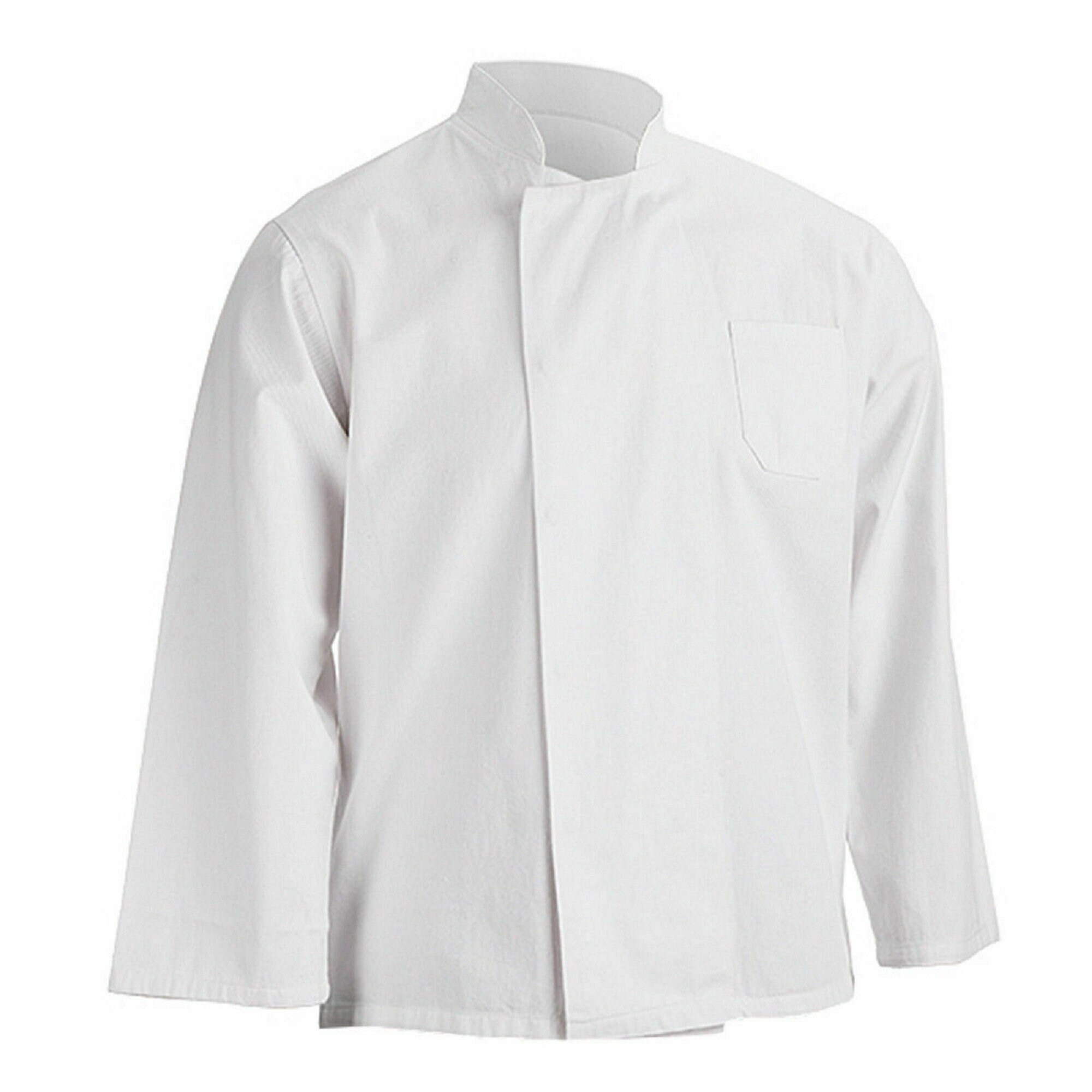 Chef Jacket Long Sleeve Visible Button and Hidden Button Chefs Jacket