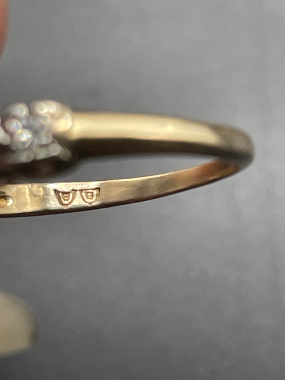 Antique one carat European cut diamond engagement… - image 8