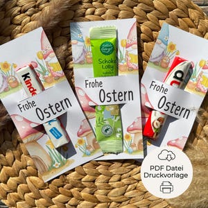 Druckvorlage Ostern, Kleinigkeit Osterhase, Duplo, Kinderriegel, Mitgebsel, Ostergeschenk Osternest Füllung, Osterdeko, Tischdeko