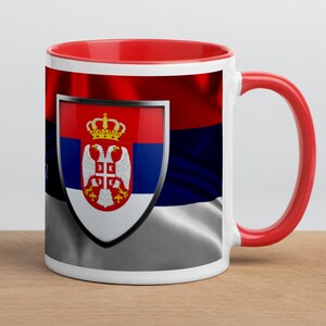 Flag of Serbia, Proud Serbian Heritage, Gift for Her, Gift for Him, Serbian Gift, Serbian Mom Gift, Serbian Dad Gift, Gift  For Proud Men