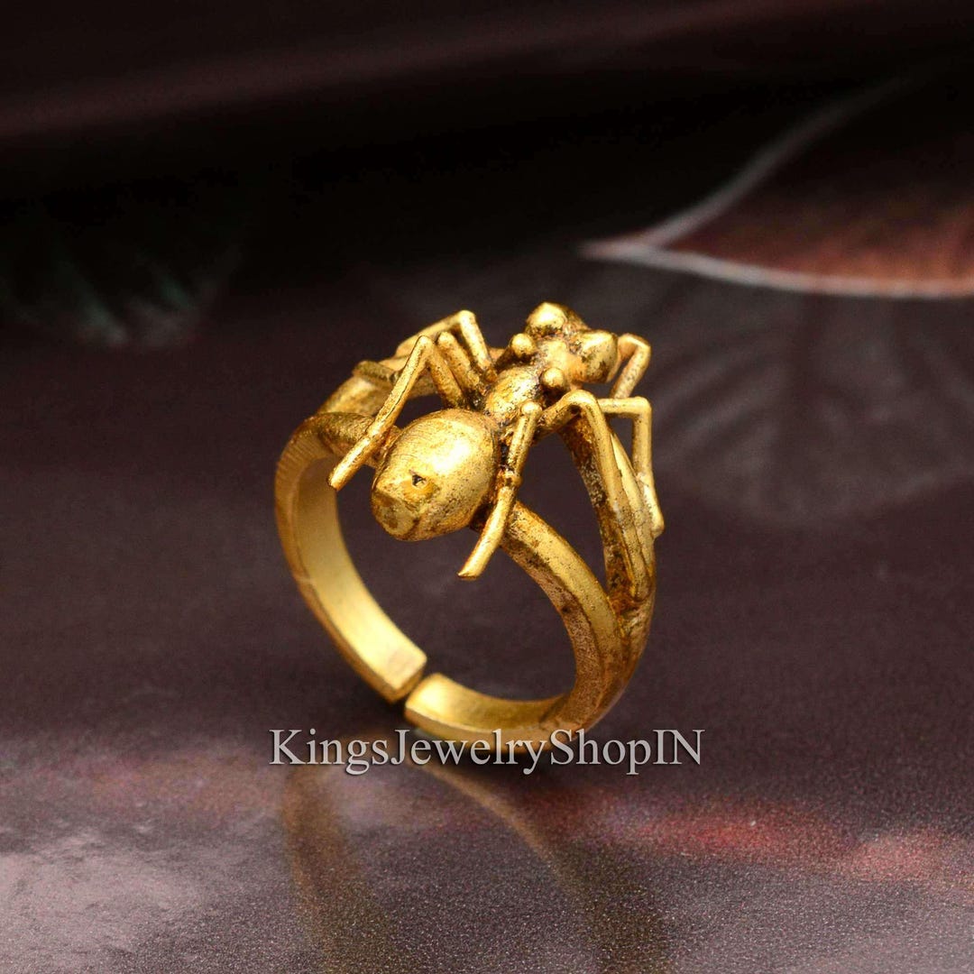 Gold Ant Ring, Insect Statement Ring, Nature Inspired Jewelry, Unique ...