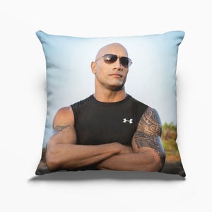 dwayne johnson pillow