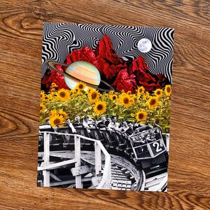 8x10 Vintage Rollercoaster Print