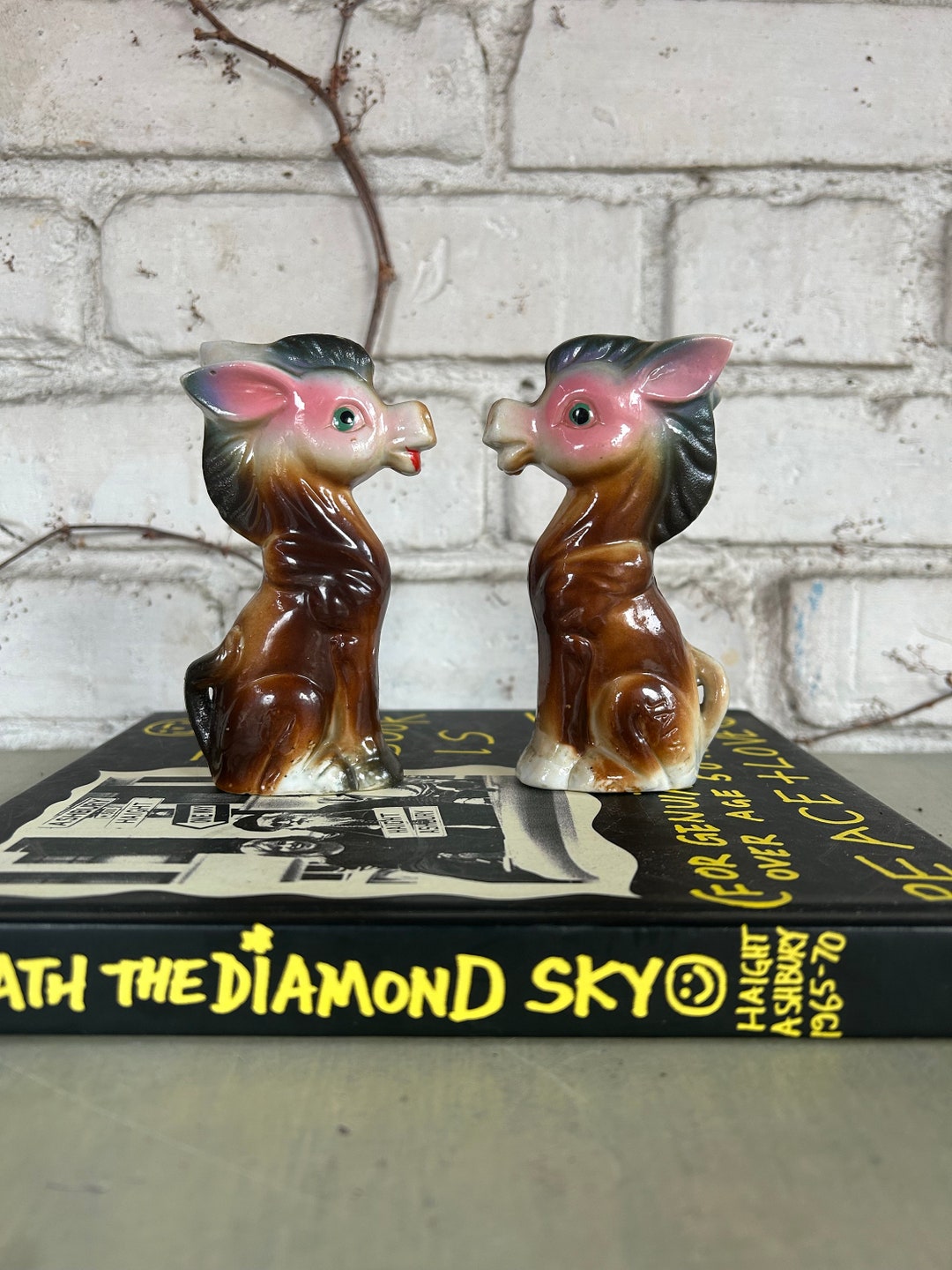 Vintage Donkey Figurines 1950s Made in Japan Etsy Singapore