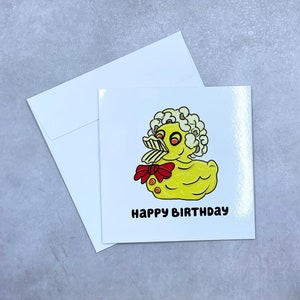 Duck Cake Birthday Classic Aussie Retro Womens Weekly Cookbook Greeting Card