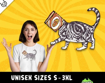 Camiseta unisex Awesome Chips Cat Canberra Chicken Kitty