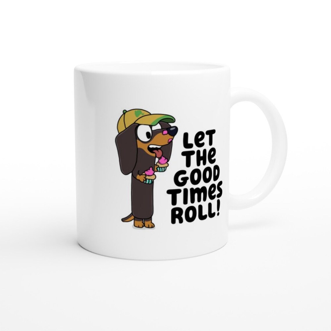 Bluey Snickers Sausage Dog Dachshund Cupcake Good Times Roll Etsy