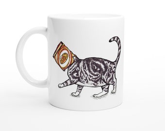 Awesome Chips Cat Canberra Chicken Kitty Coffee Mug