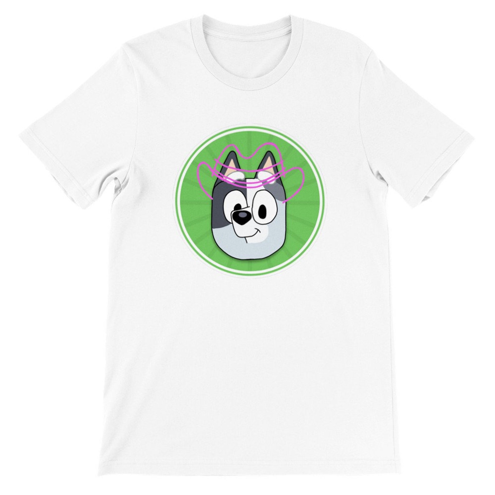 Bluey Muffin Cowboy Hat Faceytalk Unisex Tshirt Etsy Australia