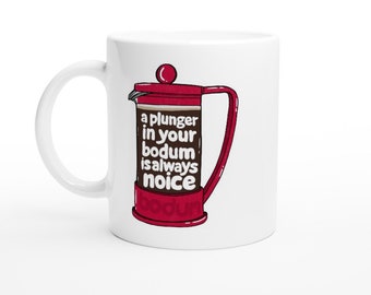 Taza De Café Kath & Kim Funny Plunger en Bodum Aussie
