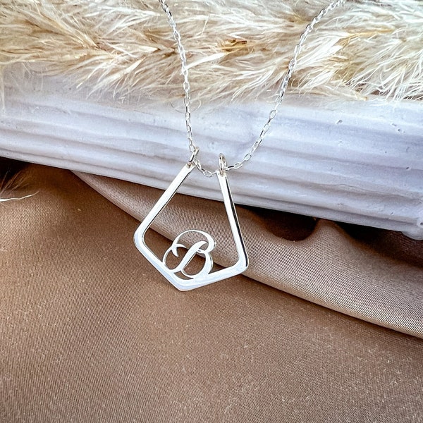 Hold Ring Necklace, Family Ring Carrier Initial Pendant, Doctor Ring Keeper Jewelry Gift for Nurse