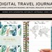 Landscape Digital Notebook With Tabs, Goodnotes Notebook, Travel ...