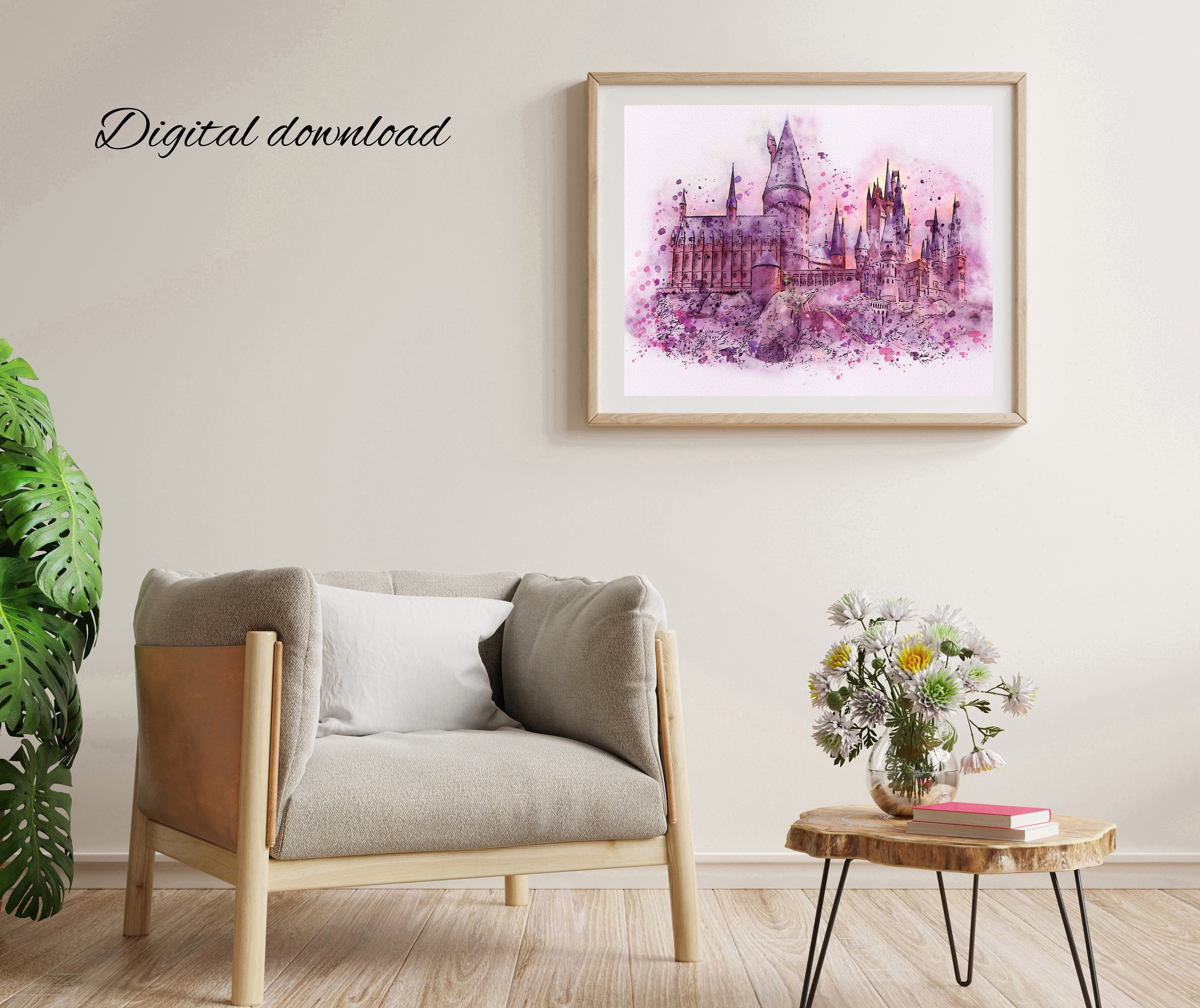 Discover Magical Wizard Castle Art, Wizarding Castle Decor