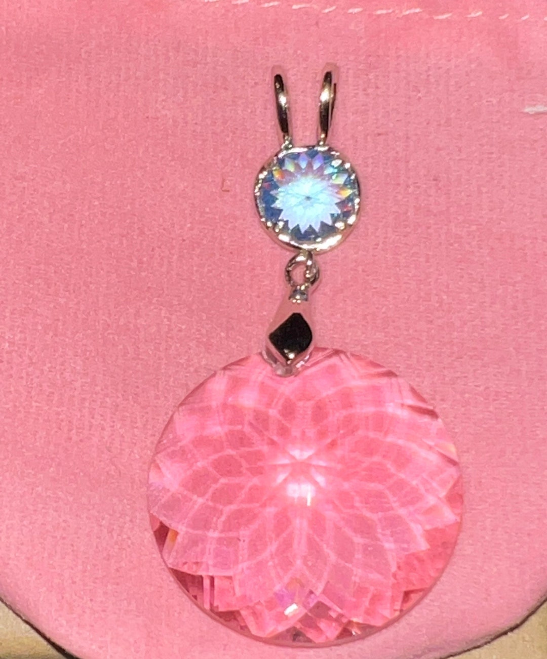 Ascended Shekinah Divine Energy Attuned Andara Crystal Pendant Etsy