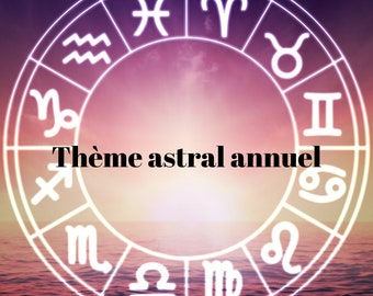 Thème annuel, Anniversaire, Astrologie, Numérologie, Energies