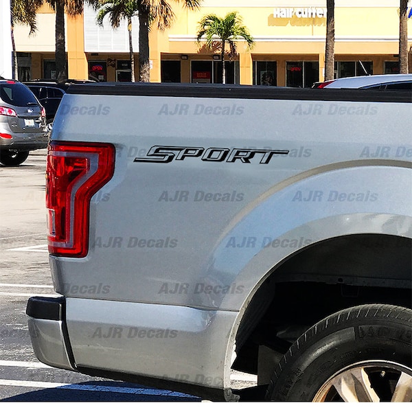 Sport Decals Fits Ford Bedside Truck Sticker Vinyl  in 6 colors (2  pieces).