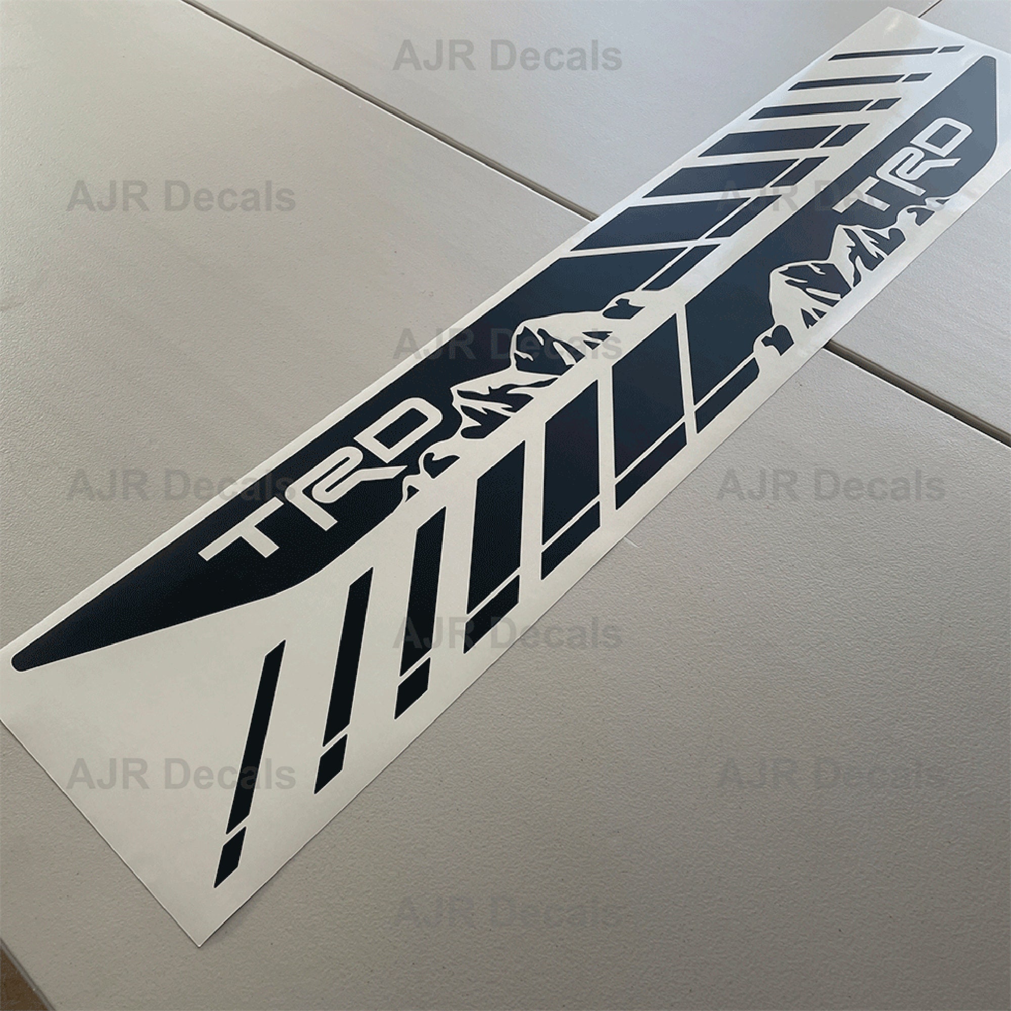 ONLY 3D decal ”NARDI x TRD CustomMade 2x 3D TRD 4x4 Sport Dark