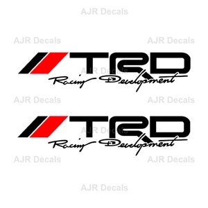 TRD Racing Development Decals Fits Toyota Tacoma Tundra Bedside Truck ...