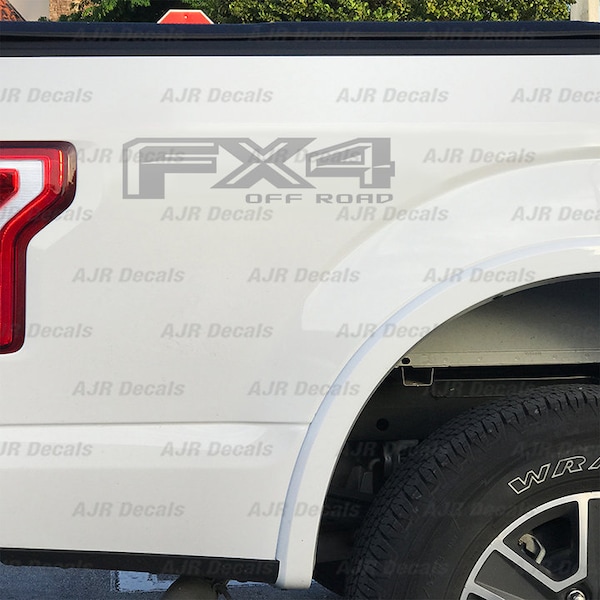 FX4 Off Road III Decals Fits Ford Bedside Truck Sticker Vinyl  in 6 colors (2  pieces).