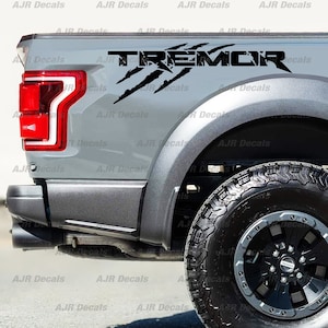 Tremor Scratches Decals Fits Ford Bedside Truck Sticker Vinyl  in 6 colors (2  pieces).