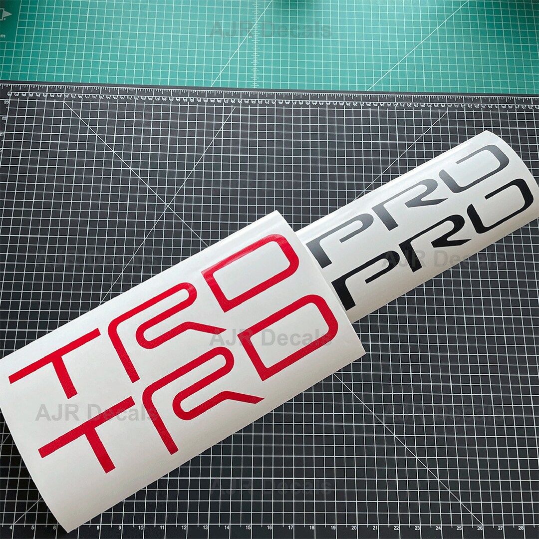 TRD Racing Development Decals Fits Toyota Tacoma Tundra Bedside Truck ...