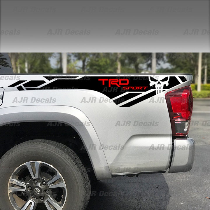 TOYOTA TRD Bass Fishing for Tundra and Tacoma truck bedside decal
