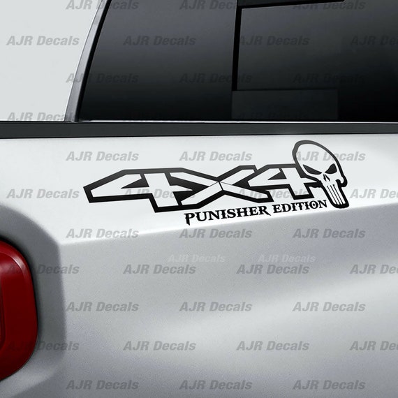 4x4 Skull ,4 X 4 , Stickers Vinyl Decal Autocollant