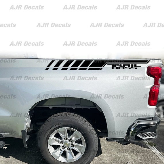 OEM Chevy Trail Boss Bedside Decals 2-Piece Set - Fits Silverado 4x4 Trucks - New Vinyl