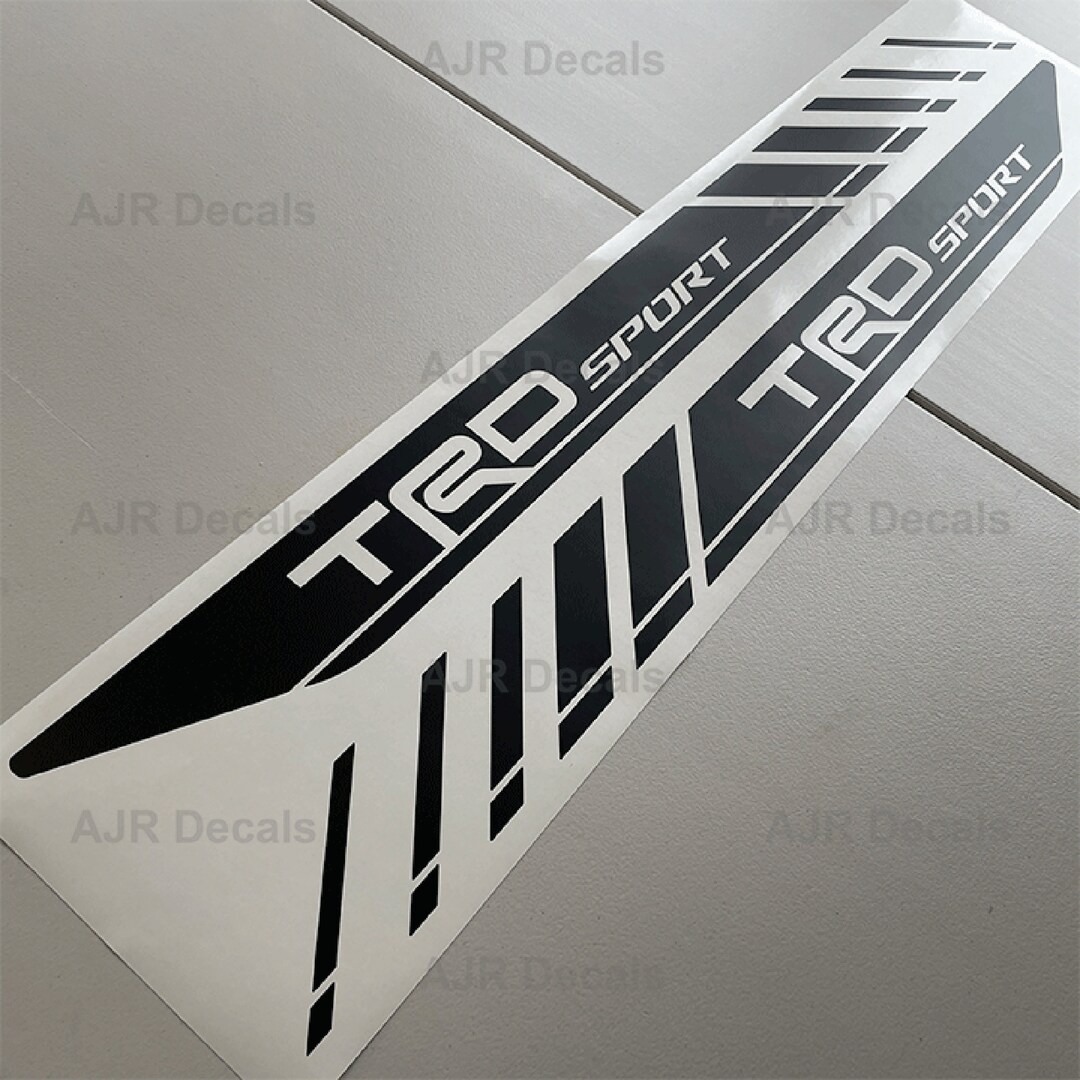 Trd Racing Lettering TRD Racing Development Sport Decals Fits Toyota Tacoma Tundra Bedside ...