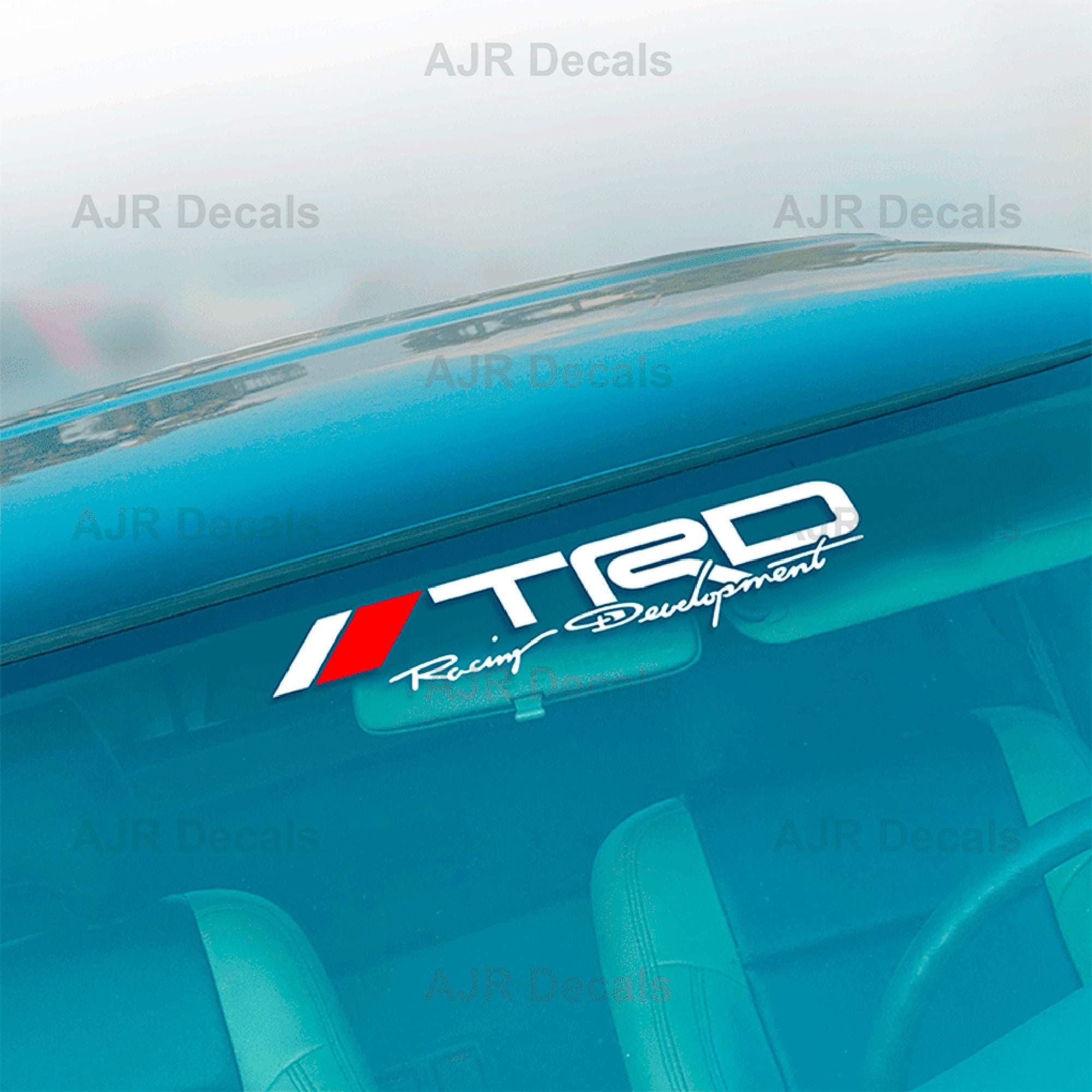 TRD Racing Development Decals Fits Toyota Tacoma Tundra Windshield