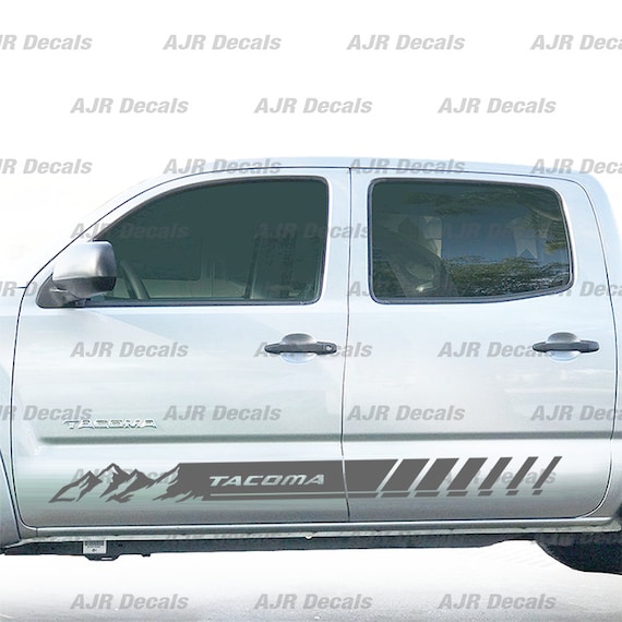 Toyota Tacoma Rocky Mountain III Decals Double Cabin Stripes