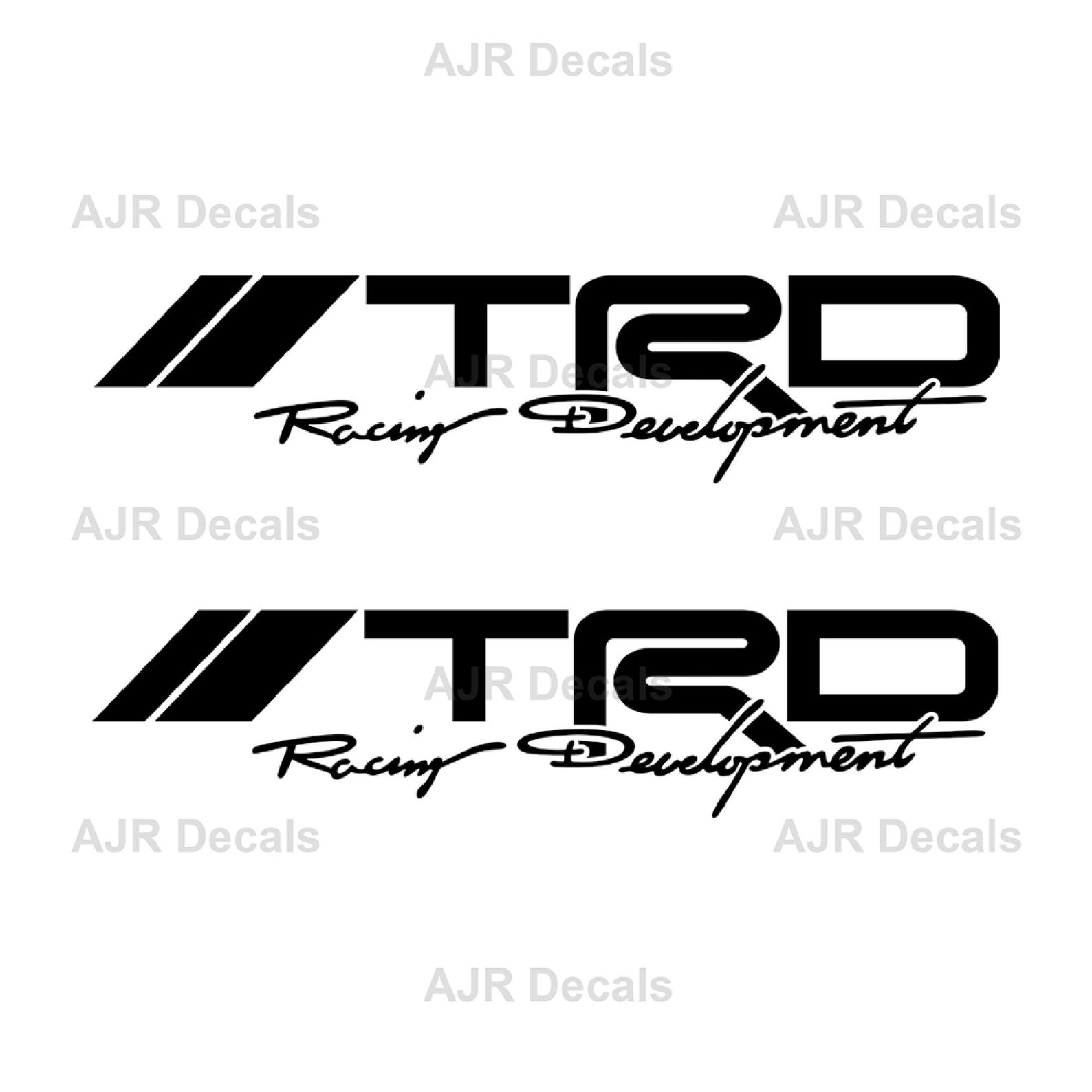 TRD Racing Development Decals Fits Toyota Tacoma Tundra Bedside Truck ...