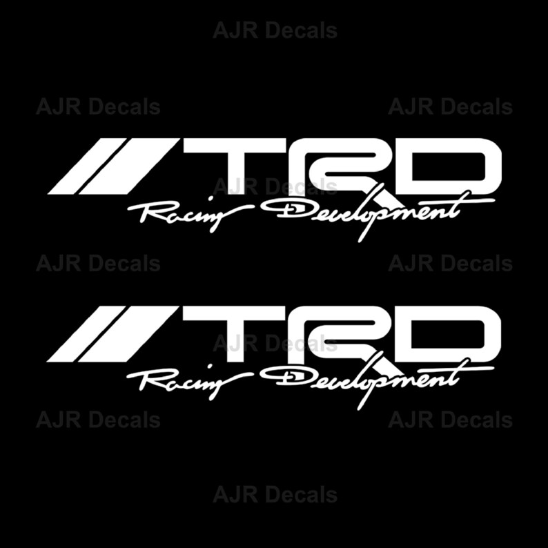 Trd Racing Lettering TRD Racing Development Decals Fits Toyota Tacoma Tundra Bedside Truck ...