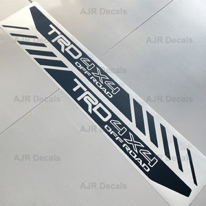 TRD Racing Development Off Road 4x4 Decals Fits Toyota Tacoma Tundra  Bedside Truck Sticker Vinyl  in 6 colors (2  pieces).