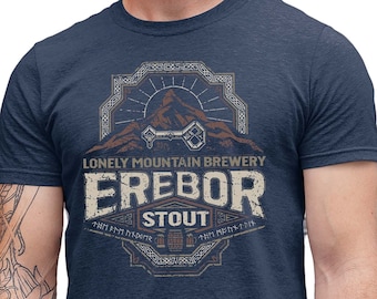 Erebor Brewery T-Shirt Fantasy Ring Movie TShirt Dwarf & Elves Mythic Creatures Of The Forest Men's Shirt