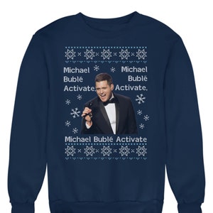 Suéter de Natal Michael Bublé Activate Christmas Jumper