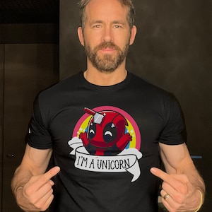 I&#39;m A Unicorn Deadpool T-Shirt Funny Movie Themed Men&#39;s Tee Shirt Unisex Top